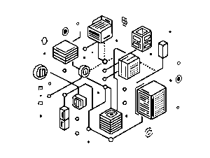 ネットワーク・サーバ構築イメージイラスト