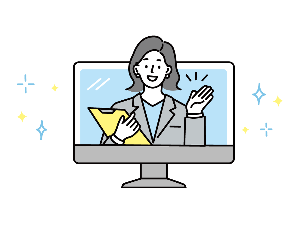 機器販売・保守イメージイラスト